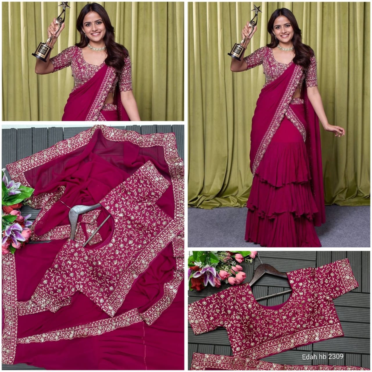 Lehenga saree 01