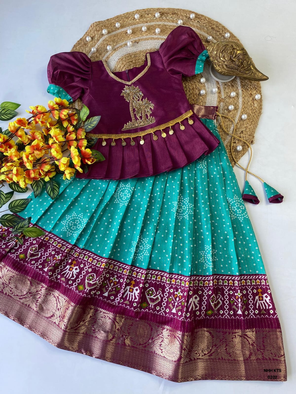 Kids Jiya Pattu Pavadai