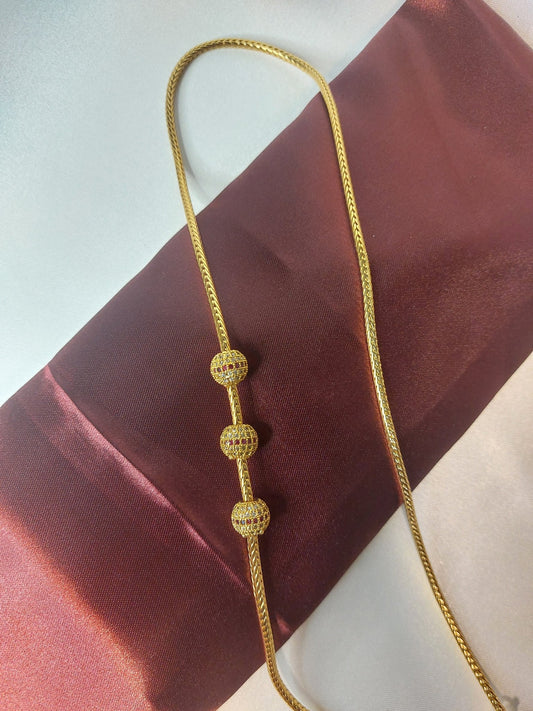 Dark Olive Green Chain 07