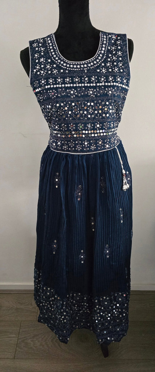 Gray Gown blue