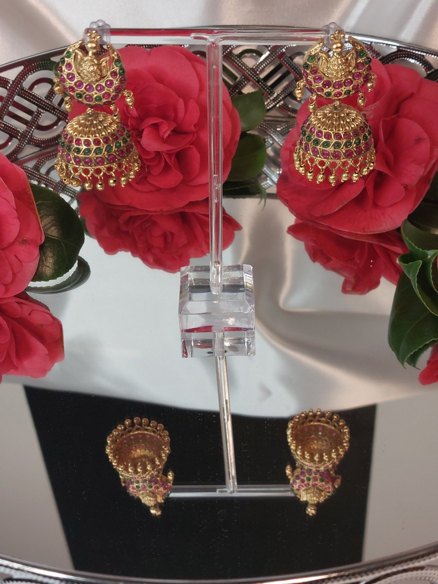 Dim Gray Jhumkas 25
