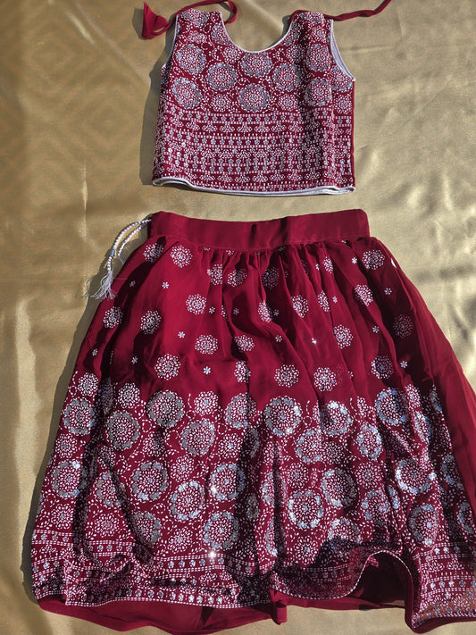 Dim Gray Kids crop top 03