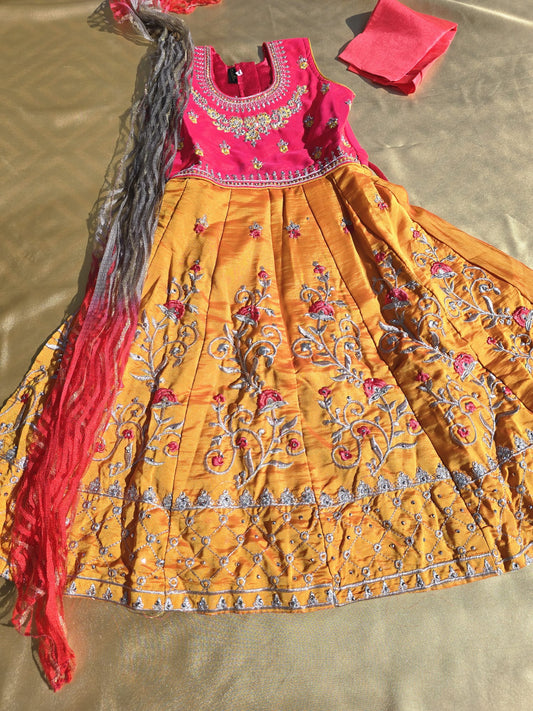 Dark Khaki Kids salwar 05
