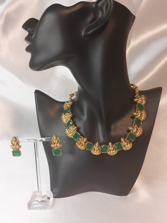 Light Gray Necklace set 11