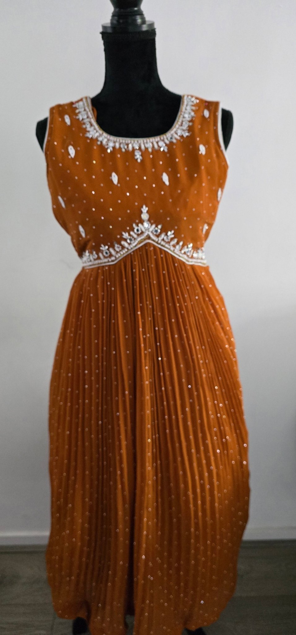 Saddle Brown Party gown 11