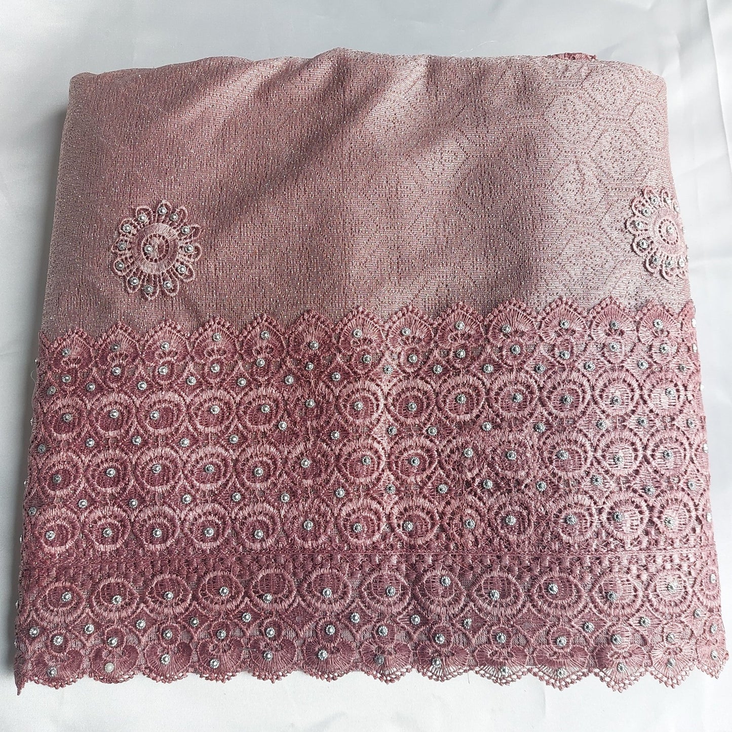 Rosy Brown Party saree