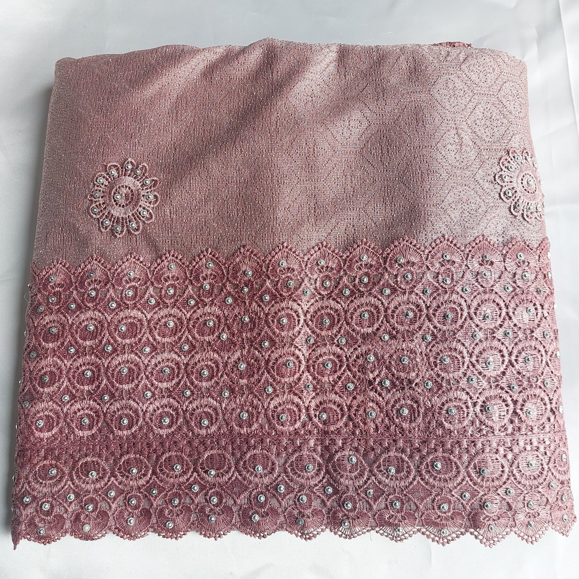 Rosy Brown Party saree