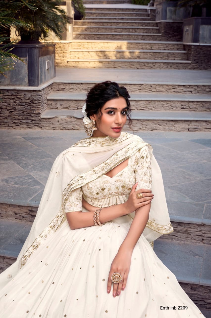 Off white Lehenga