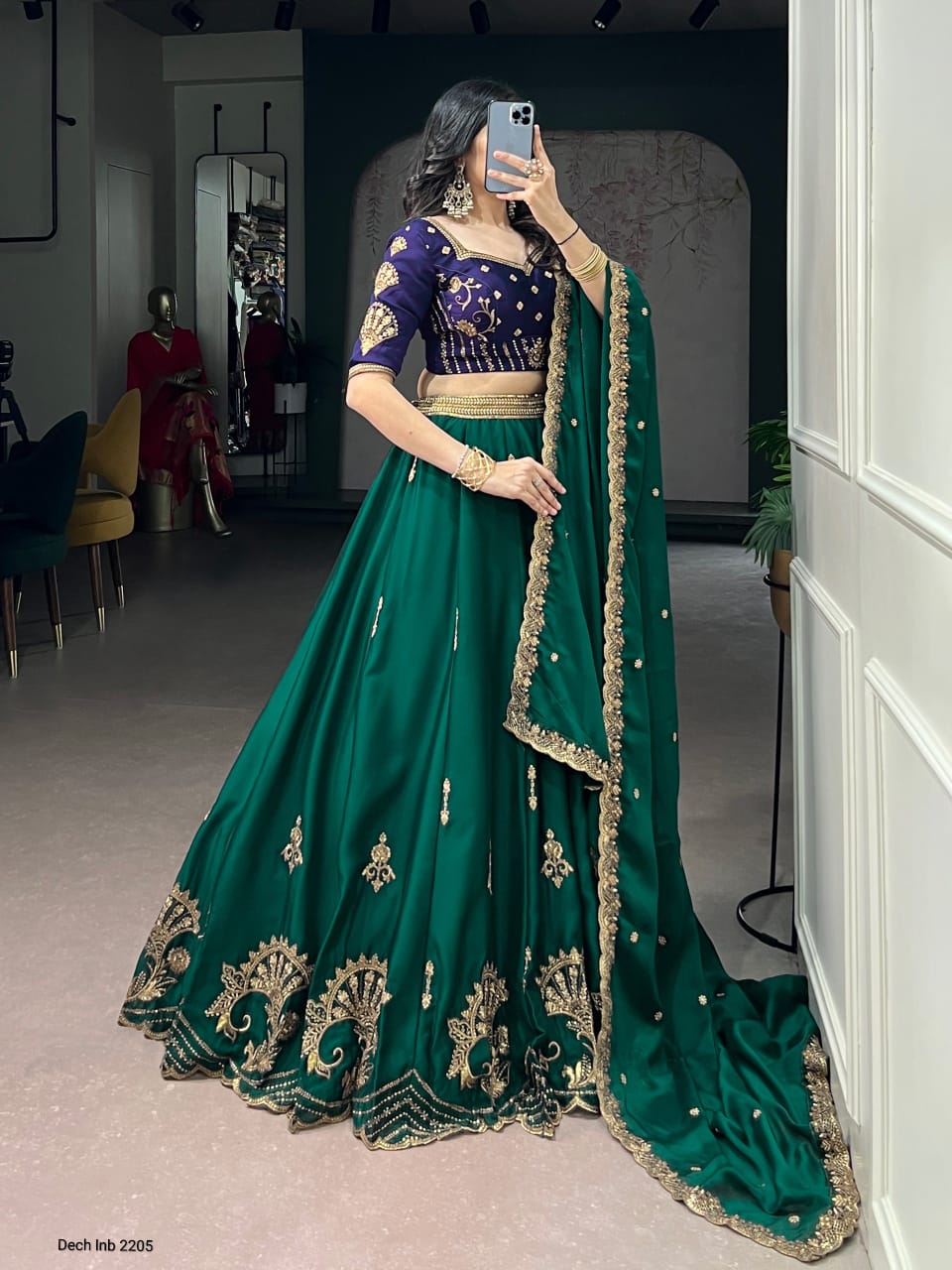 Rangoli silk Lehenga