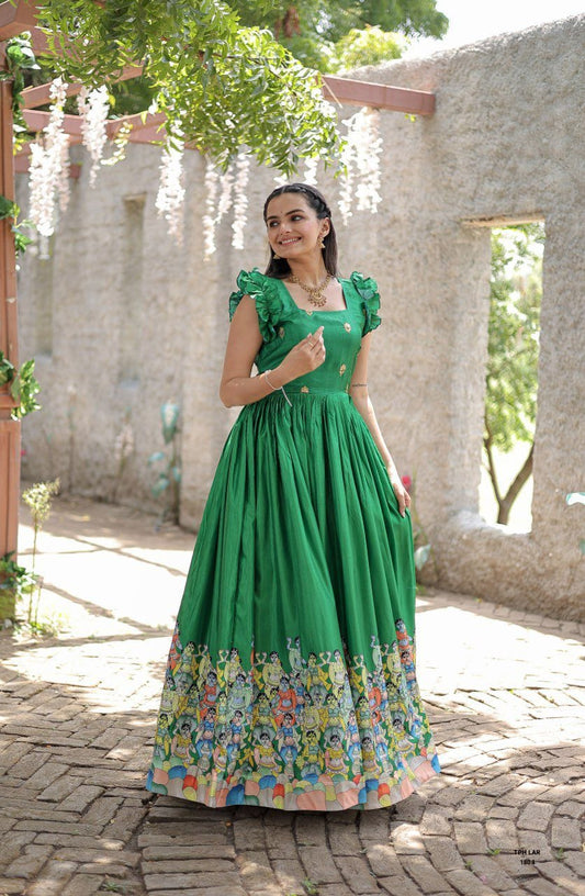 Dola Silk gown - AP Collections