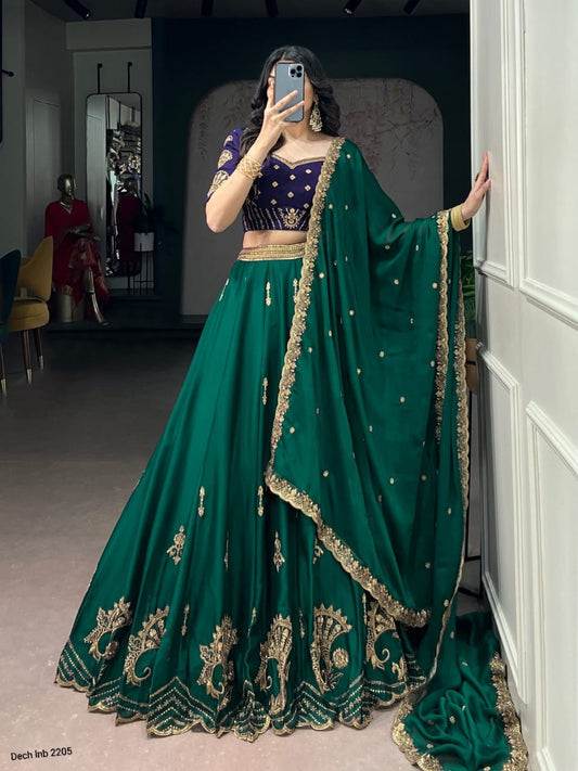 Rangoli silk Lehenga