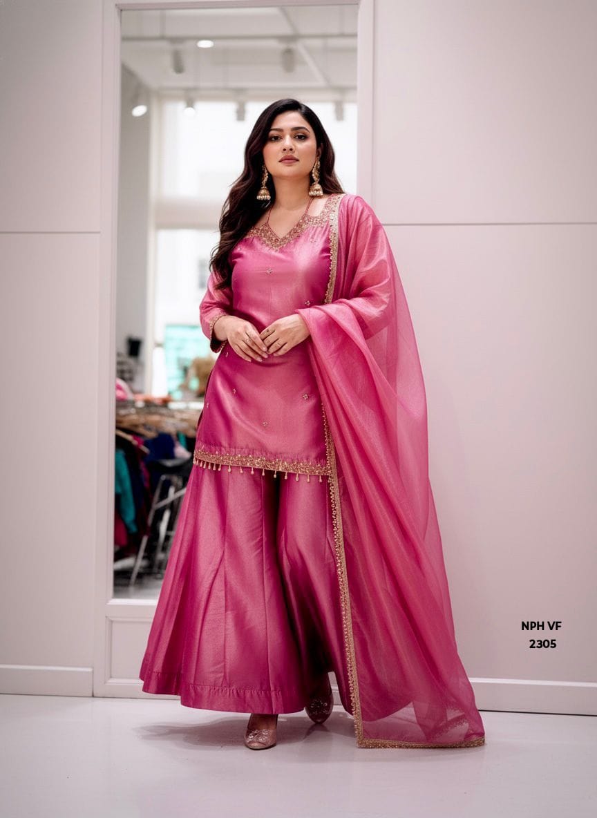 Kurti Plazzo Set