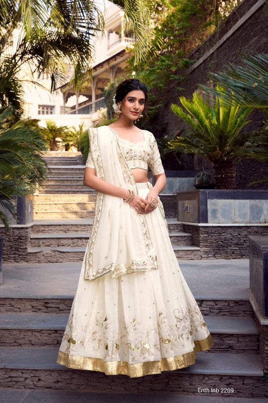 Off white Lehenga