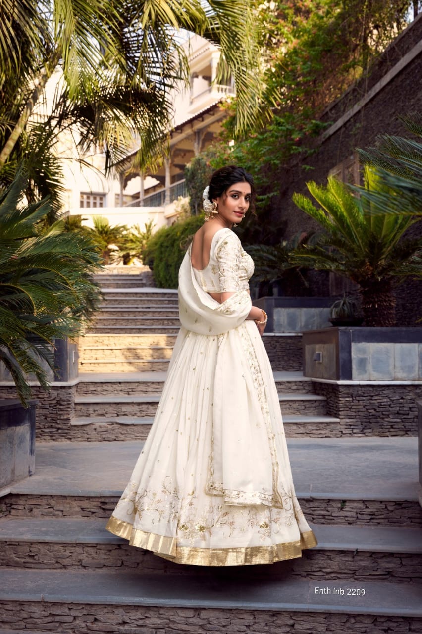 Off white Lehenga