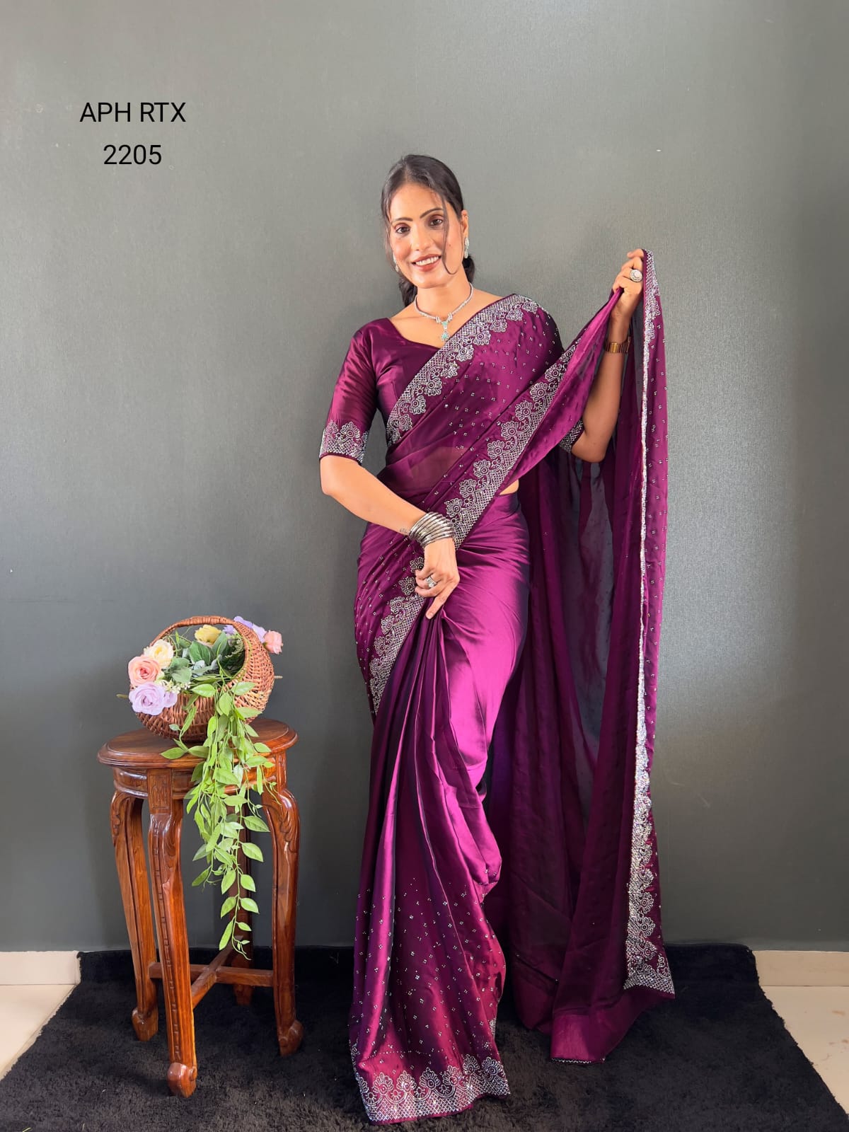 Rangoli Silk Ready To Wear Saree