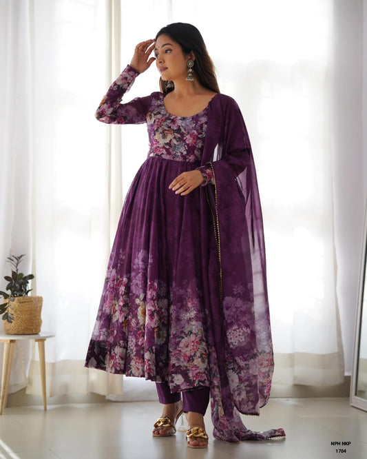 Floral salwar - AP Collections