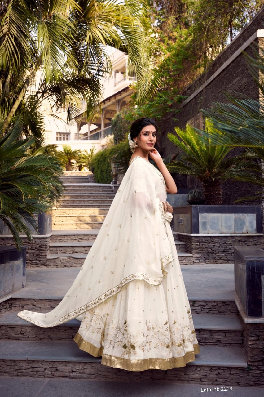 Off white Lehenga