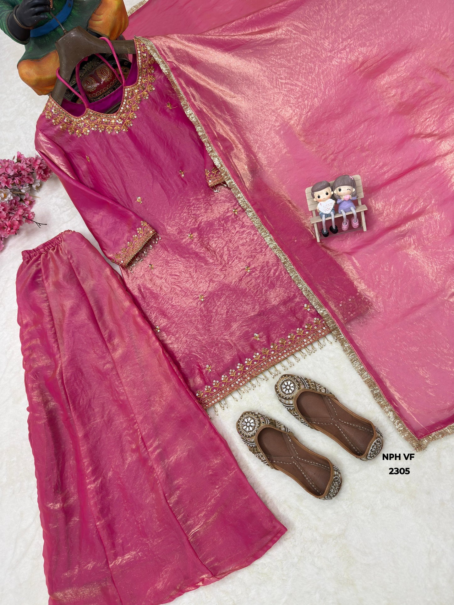 Kurti Plazzo Set