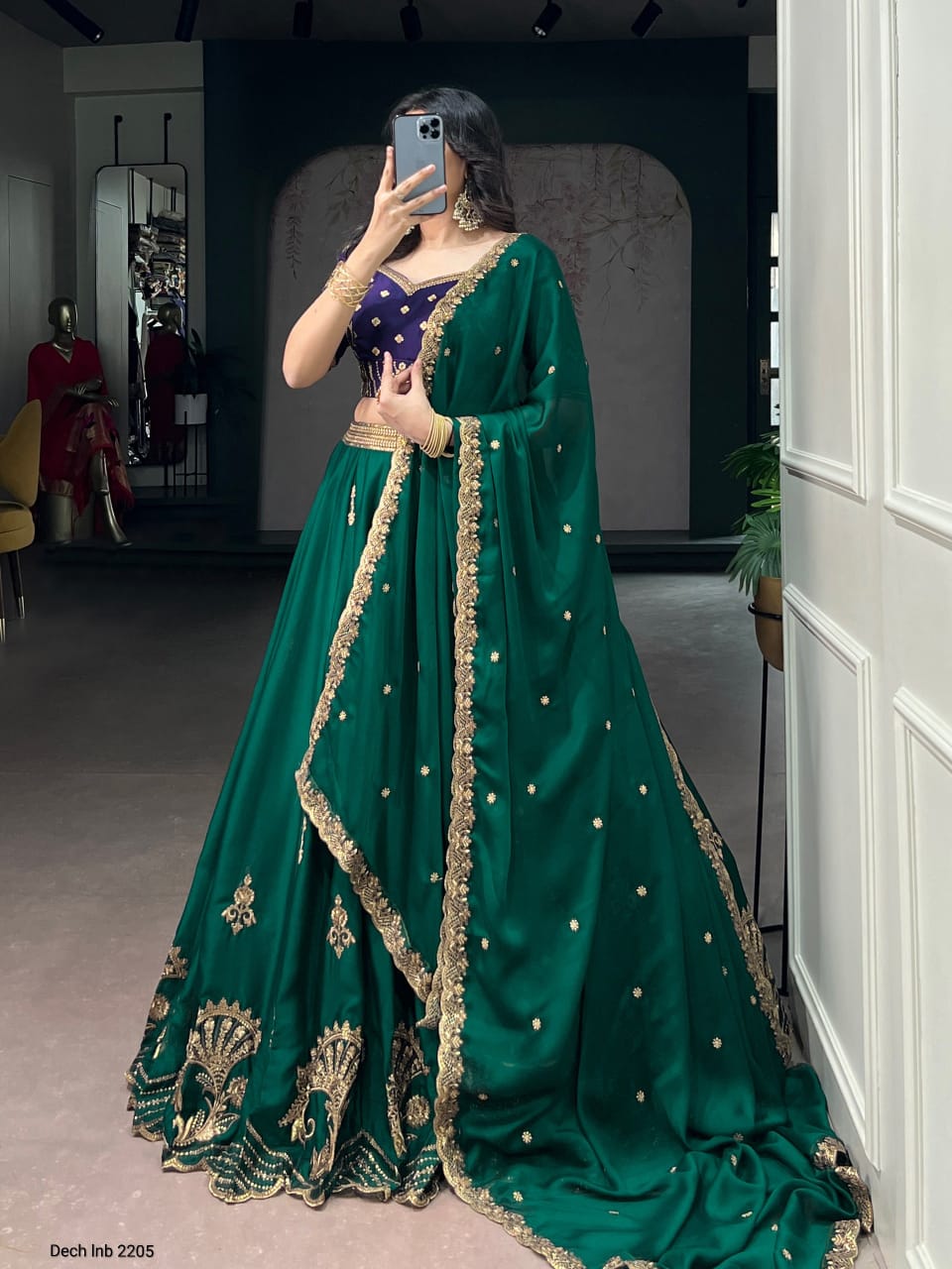 Rangoli silk Lehenga