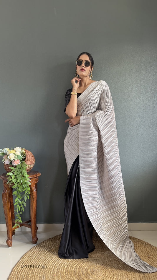One minute saree