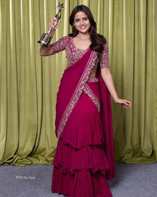 Lehenga saree 01