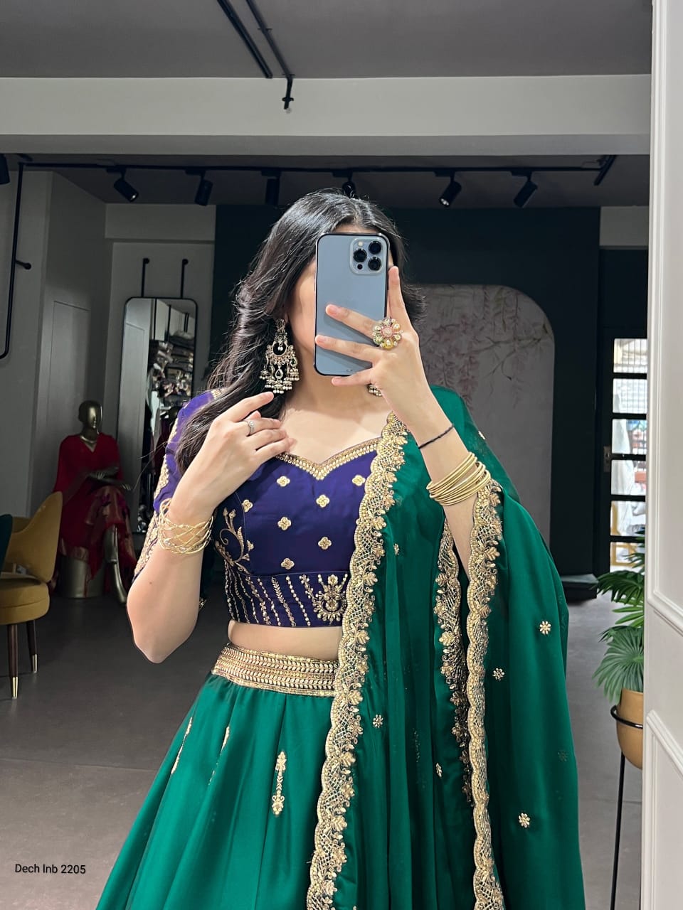 Rangoli silk Lehenga