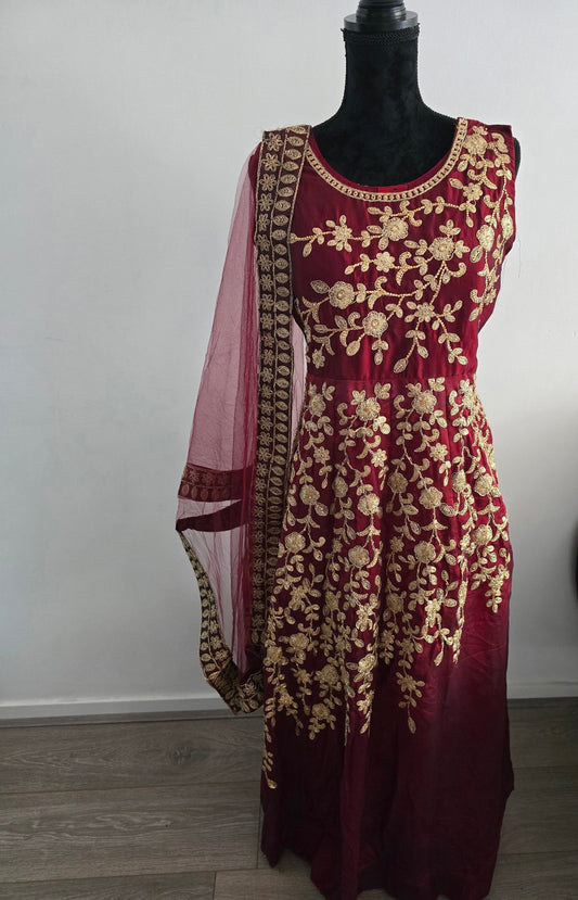 Dark Gray Salwar