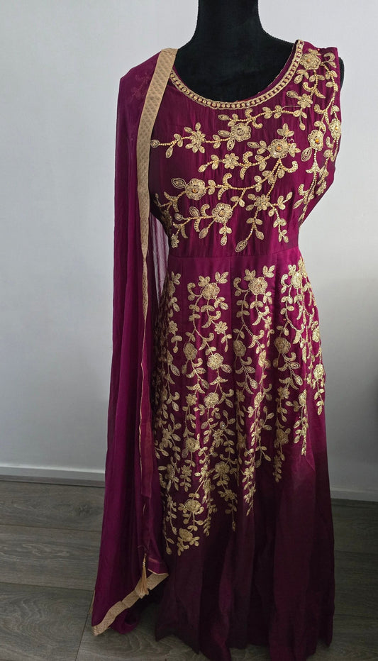 Dark Slate Gray Salwar